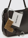 rodeo leather bag with charms