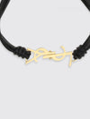 cassandre leather and brass bracelet