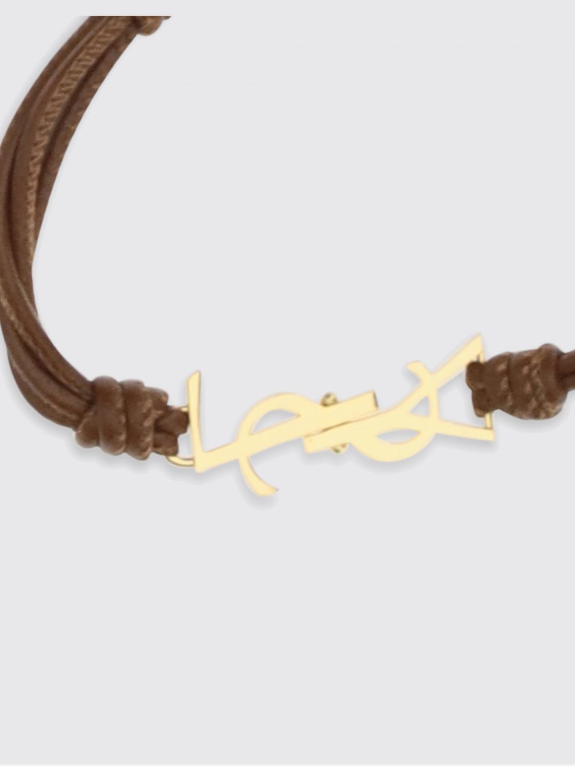 cassandre leather and brass bracelet