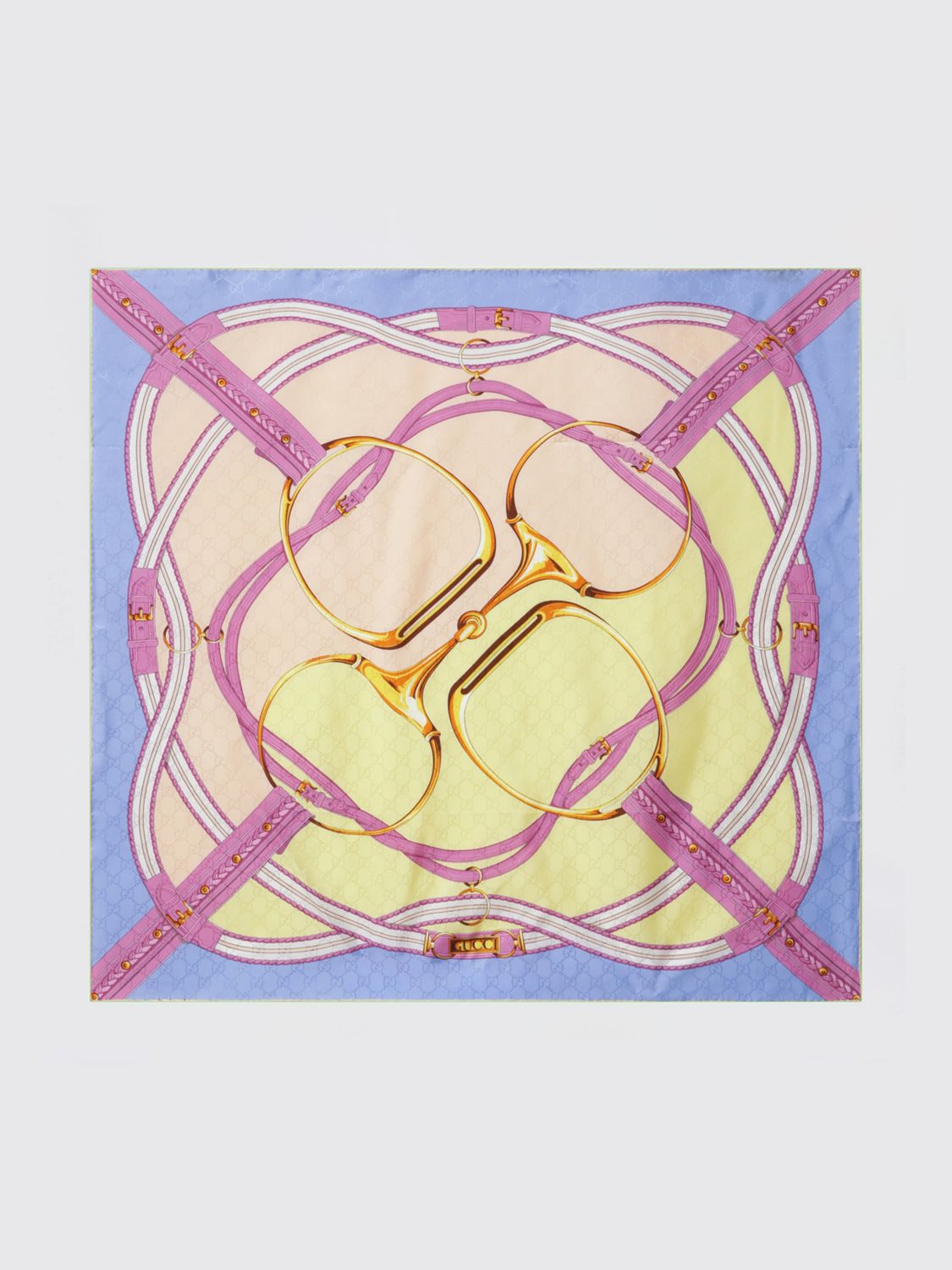 printed silk scarf
