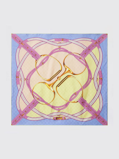 printed silk scarf