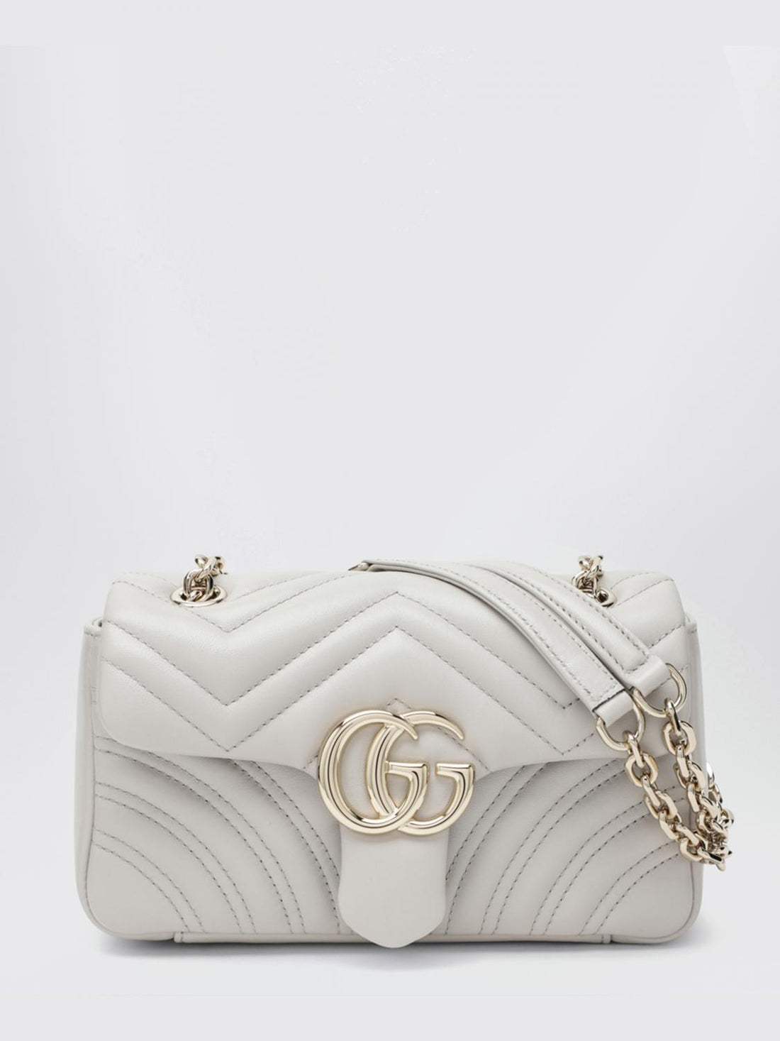 GUCCI OS gg marmont chevron quilted nappa bag