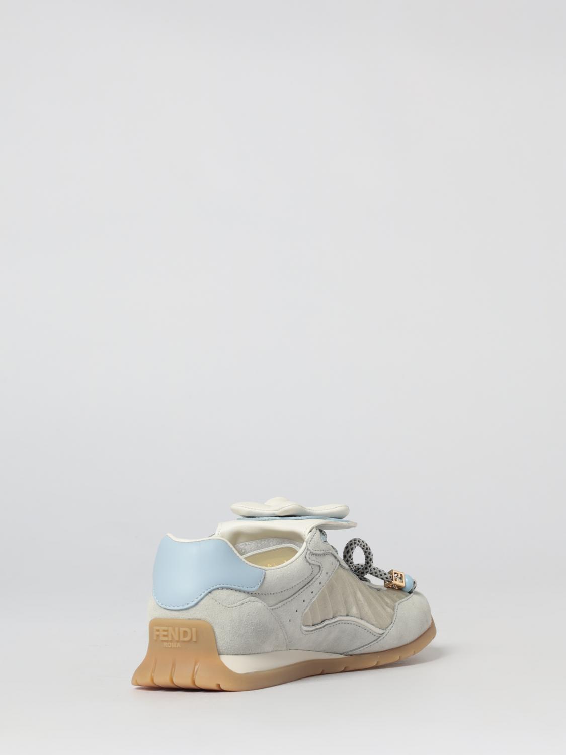 wave pulse suede and pleated satin sneakers