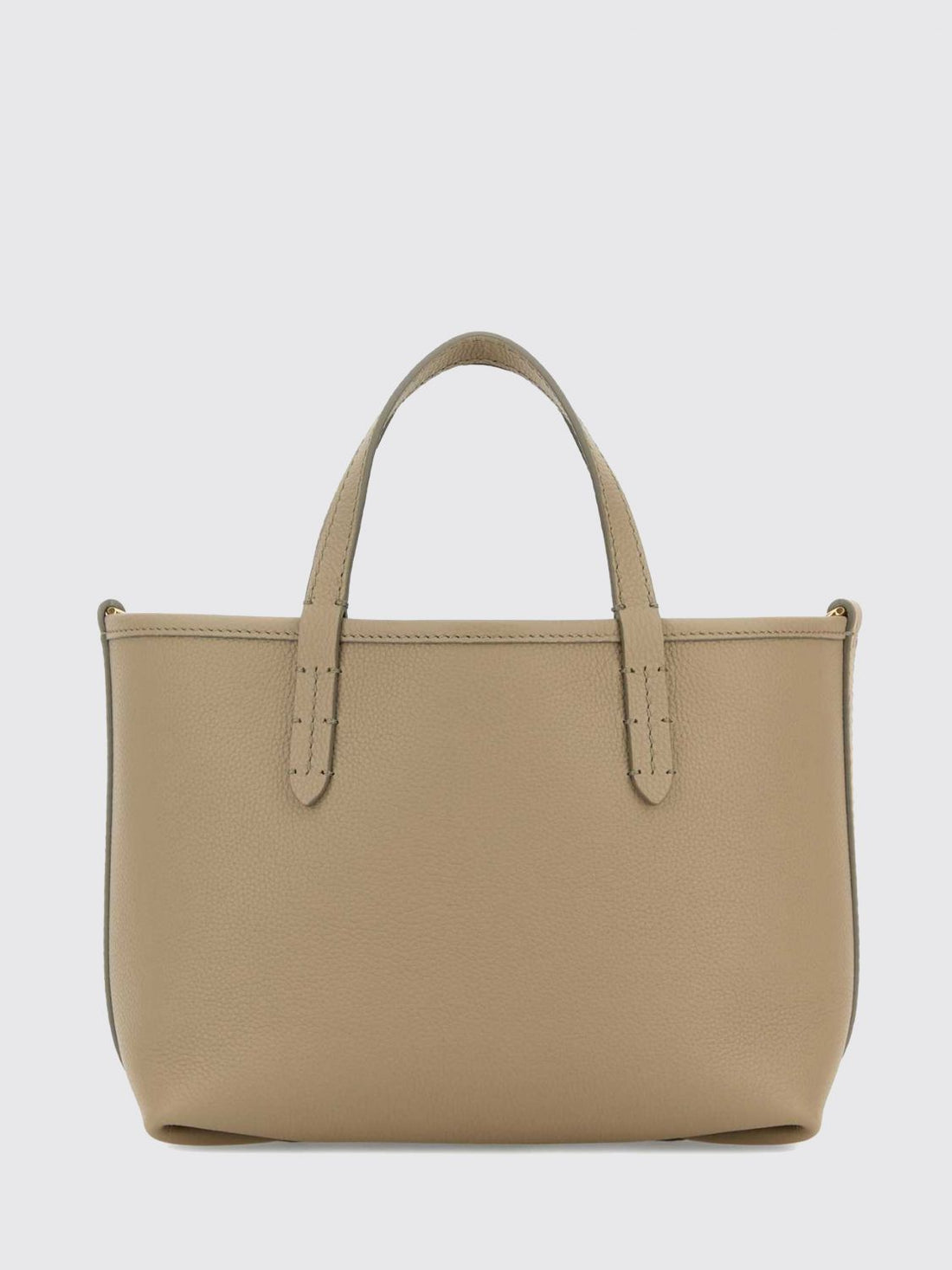 BURBERRY OS bloomsbury mini reversible leather and fabric bag by