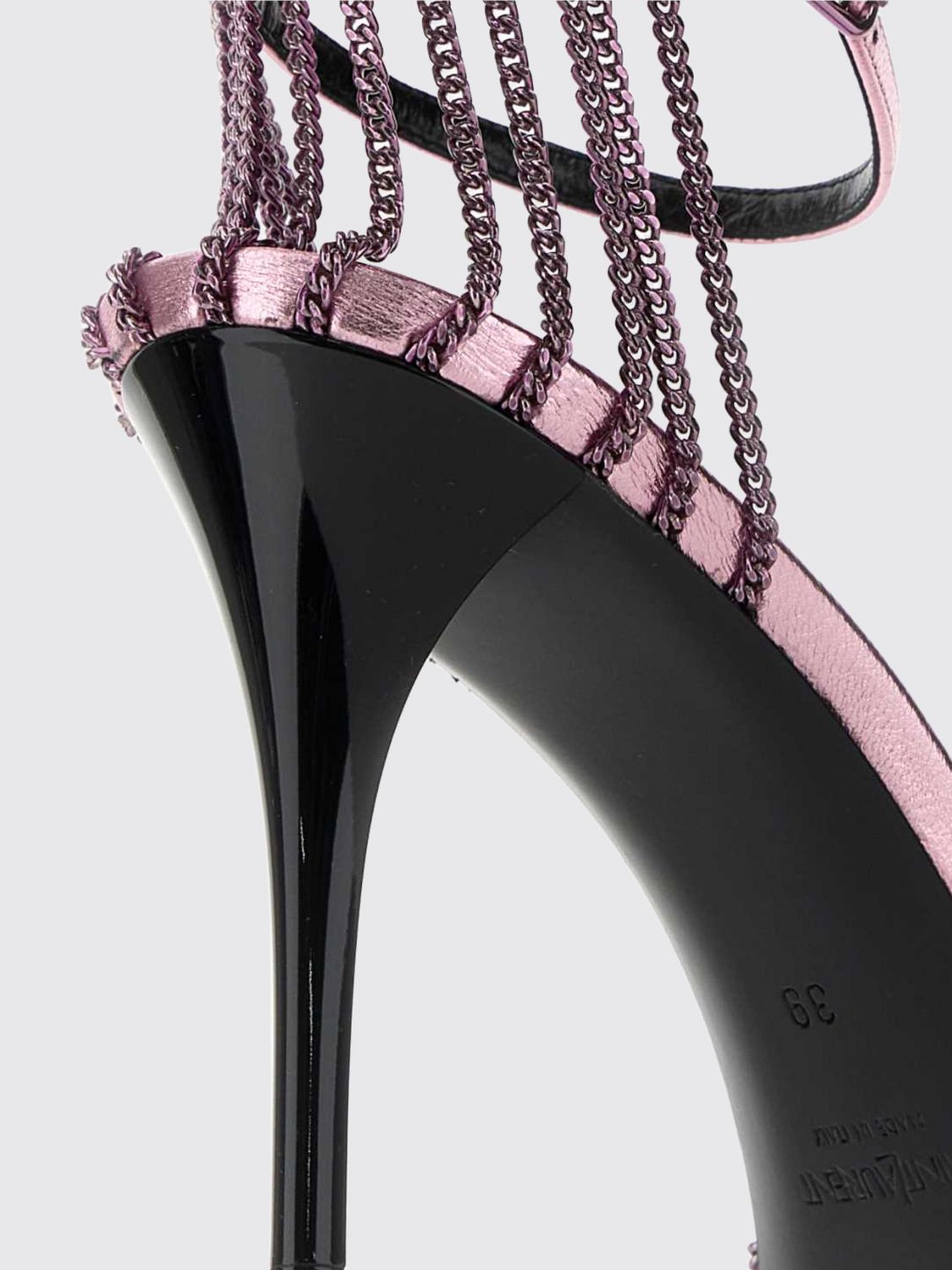woman's heeled sandal