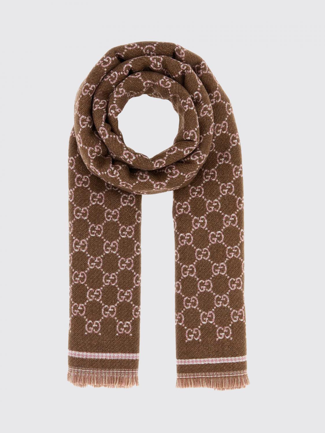 gg supreme wool blend scarf