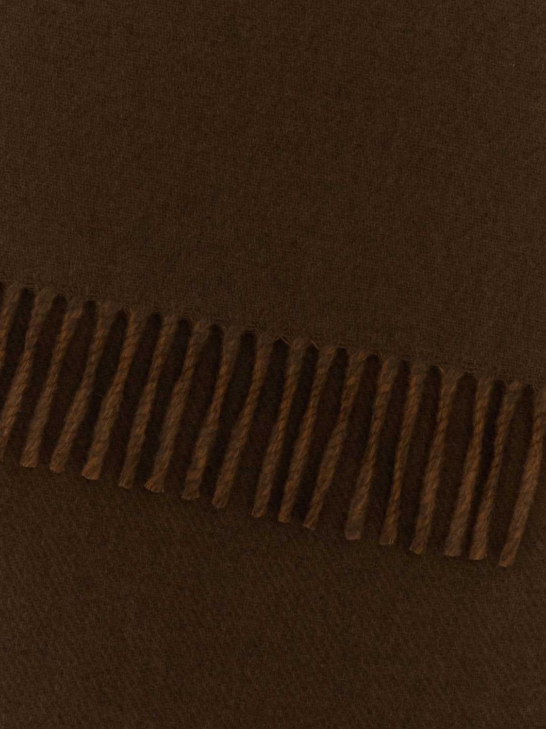 wool and cashmere scarf with logo