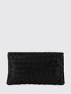 intrecciato leather pouch