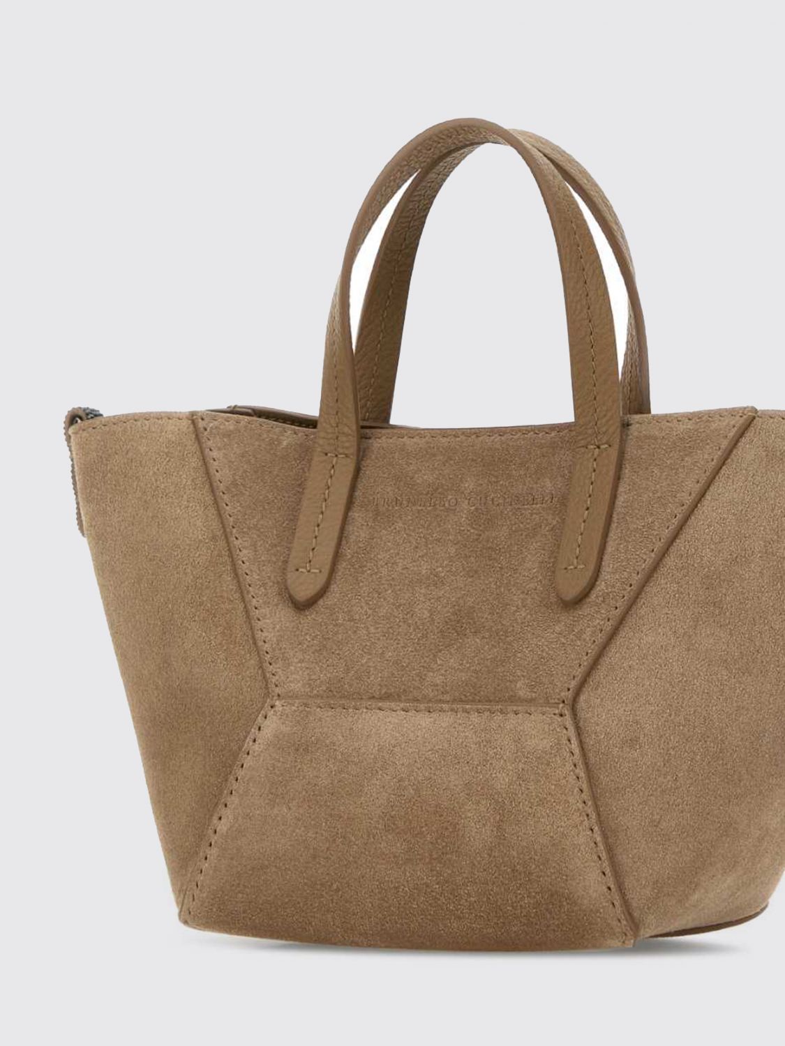 bc duo suede tote bag