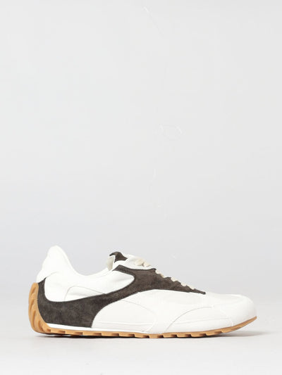 orbit nylon and suede sneakers