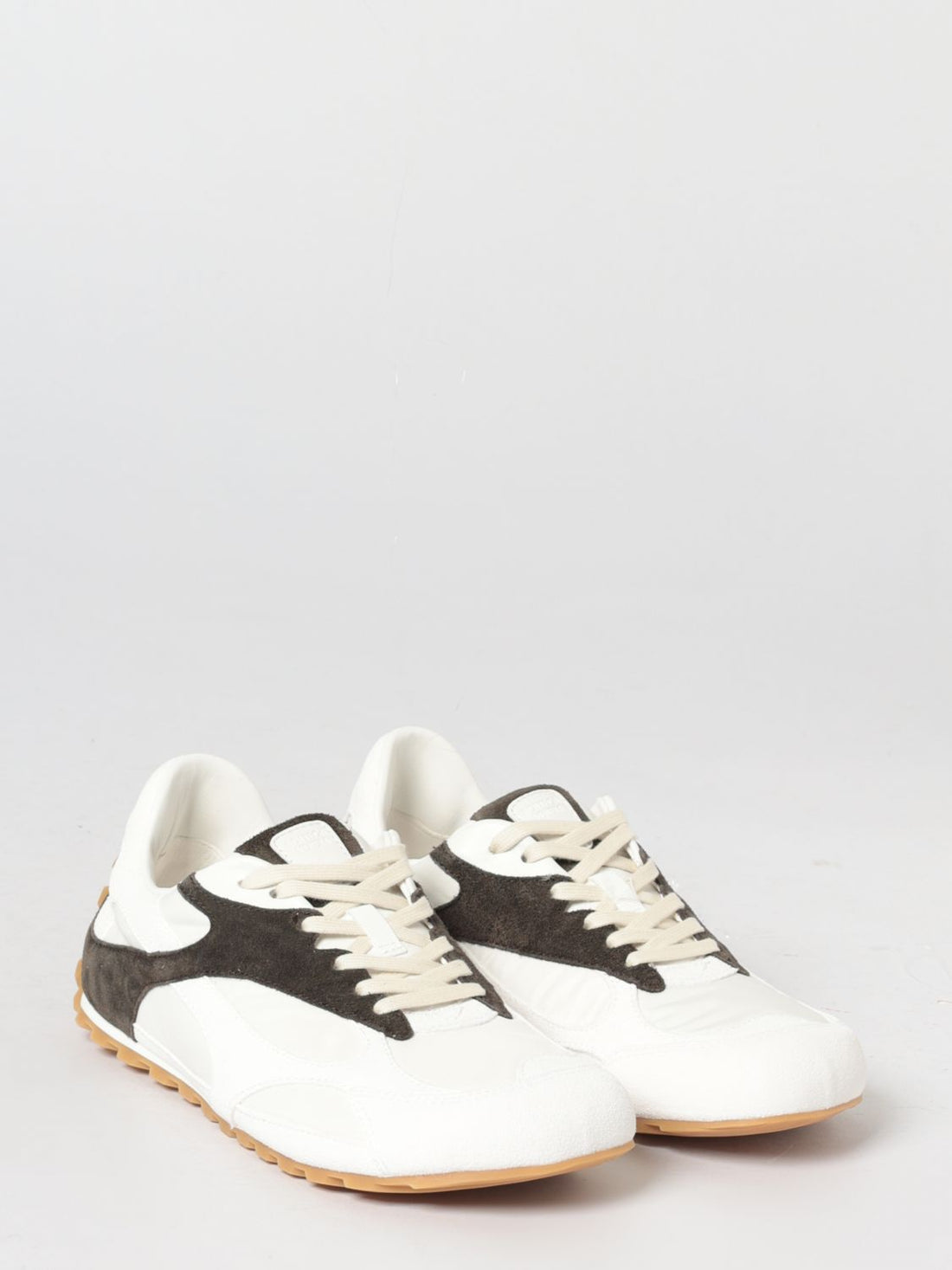 BOTTEGA VENETA 40 orbit nylon and suede sneakers