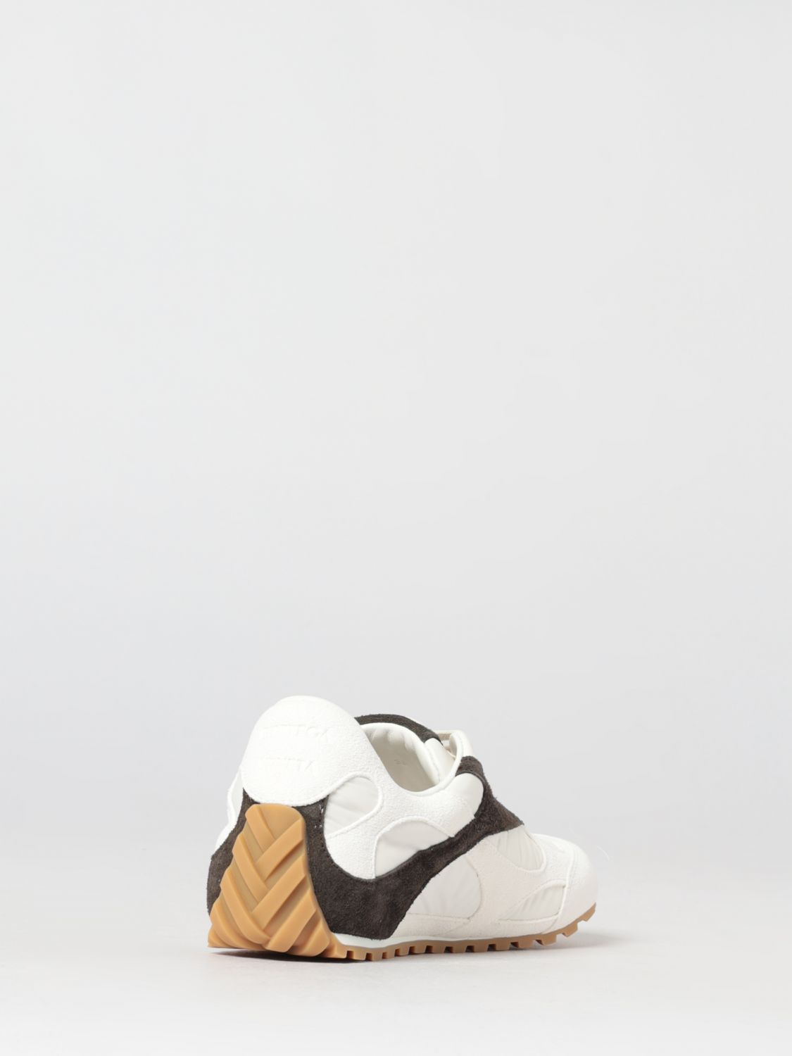 orbit nylon and suede sneakers