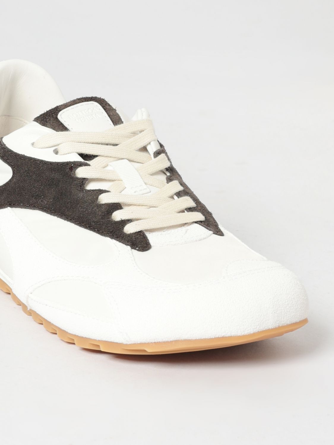 orbit nylon and suede sneakers
