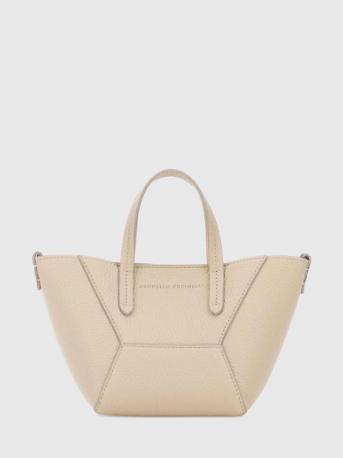 bc duo grained leather tote bag