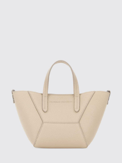 bc duo grained leather tote bag