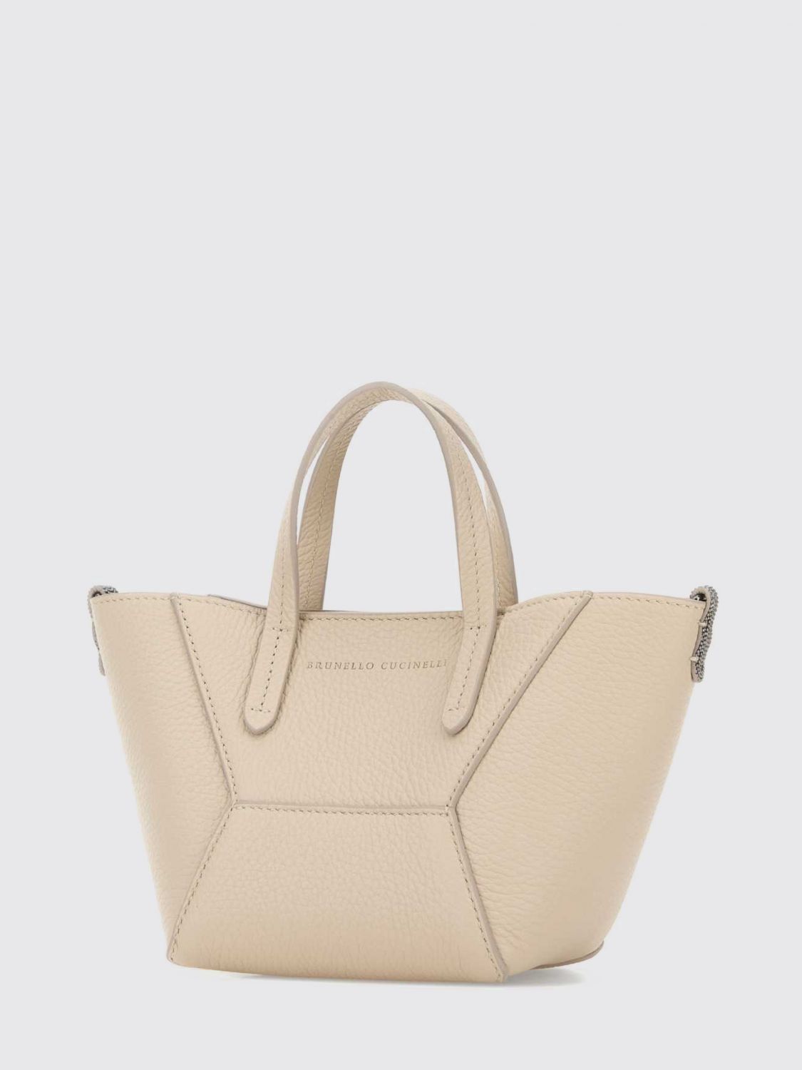 bc duo grained leather tote bag