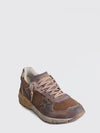 dad-star sneakers in used suede and mesh