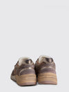 dad-star sneakers in used suede and mesh