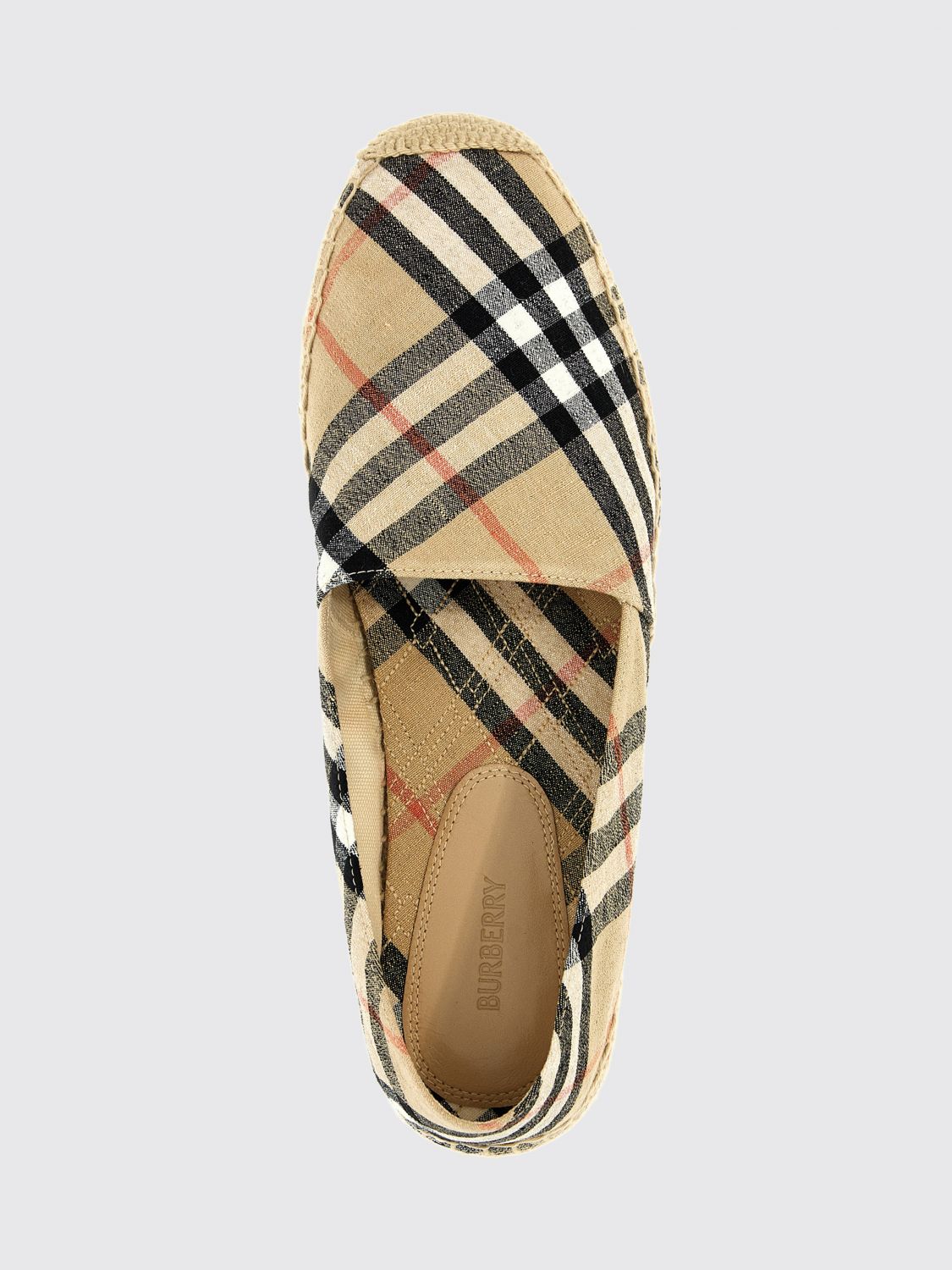 mews espadrilles in vintage print linen