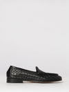 silenzio intrecciato leather loafers