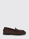silenzio intrecciato leather loafers