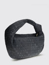 jodie intrecciato suede bag