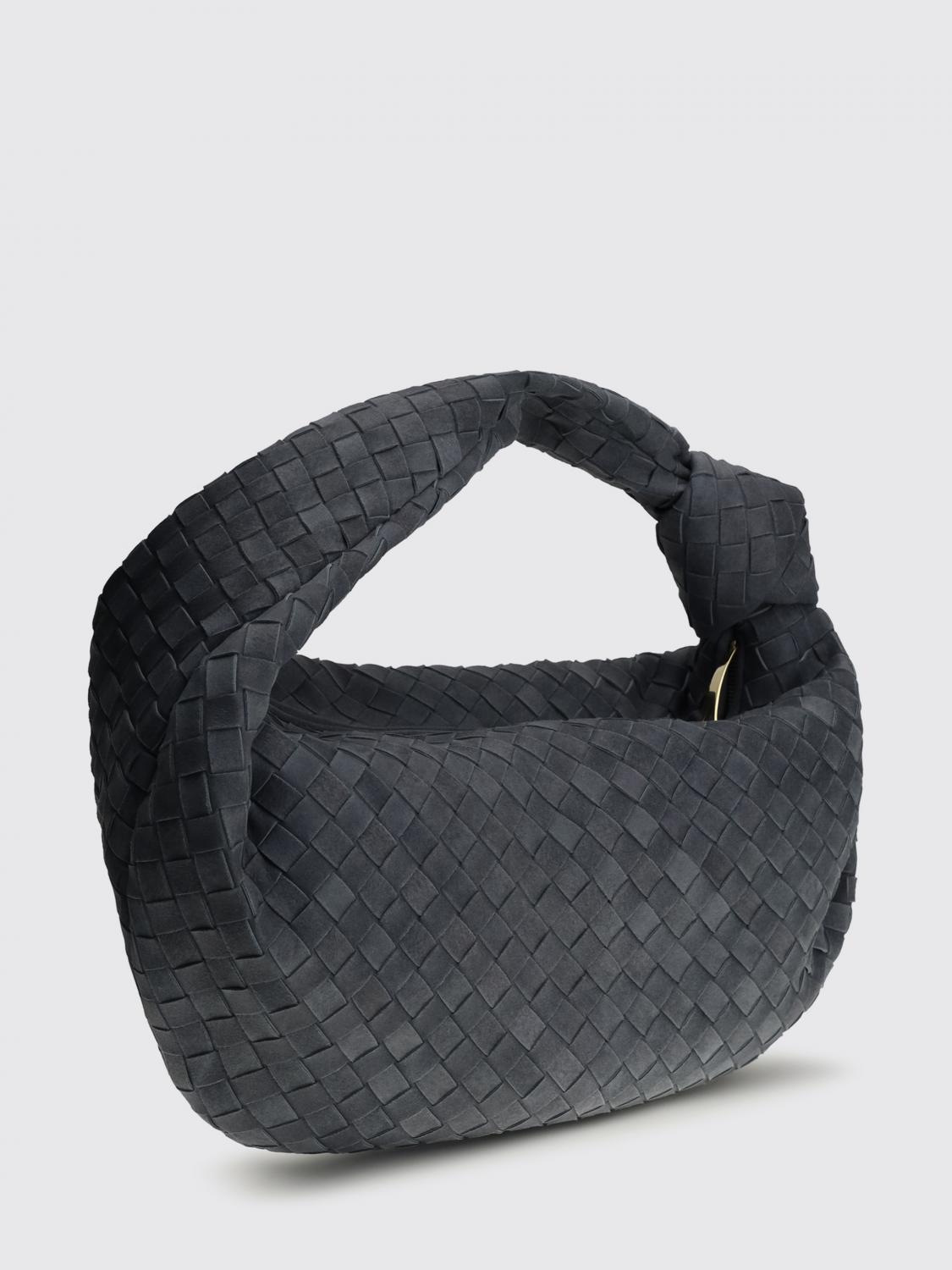 jodie intrecciato suede bag