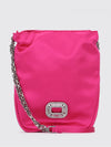 nano pilgrim satin bag with jewel buckle