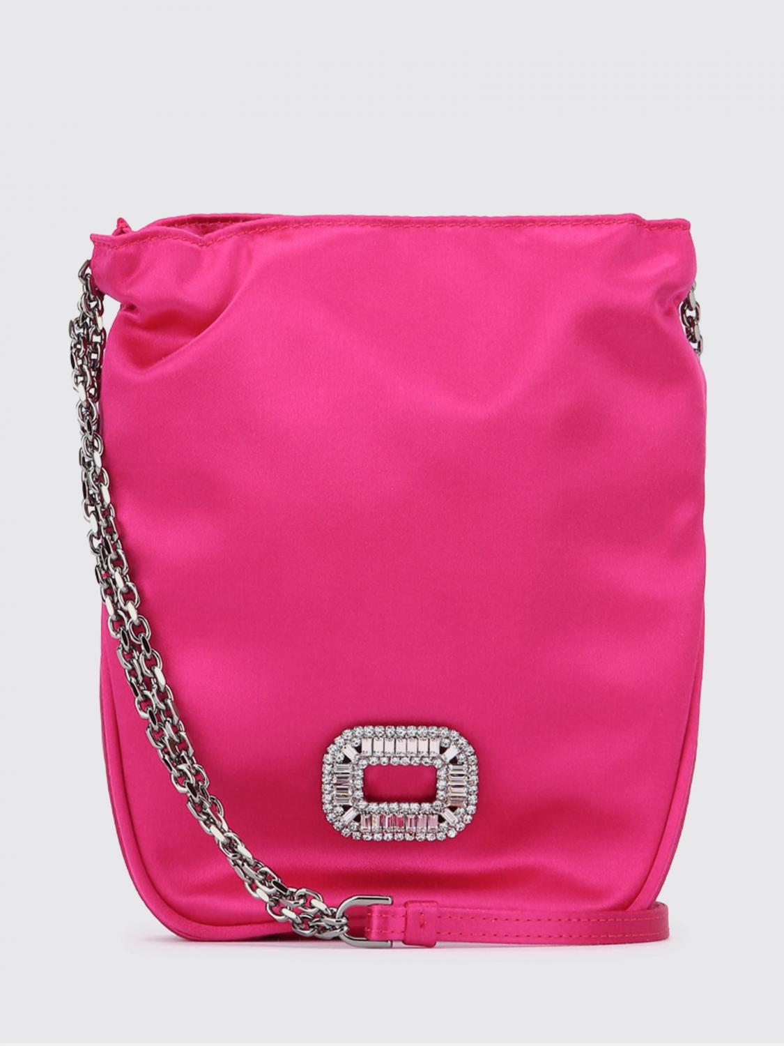 nano pilgrim satin bag with jewel buckle