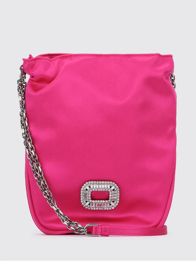 nano pilgrim satin bag with jewel buckle