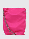 nano pilgrim satin bag with jewel buckle