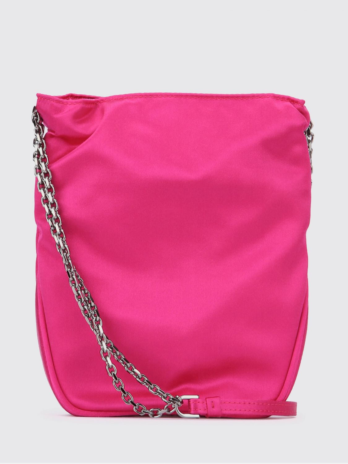 nano pilgrim satin bag with jewel buckle