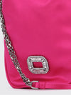 nano pilgrim satin bag with jewel buckle