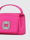 pilgrim satin bag with jewel buckle