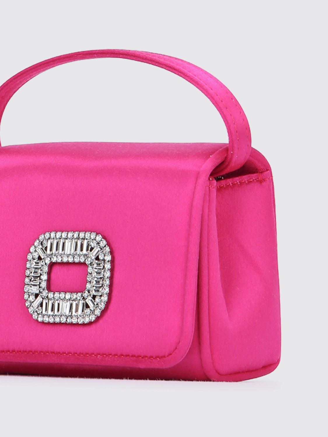 pilgrim satin bag with jewel buckle
