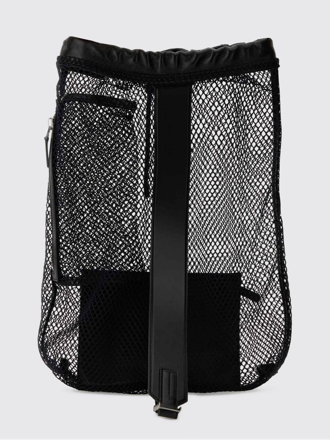 mesh nylon sling backpack