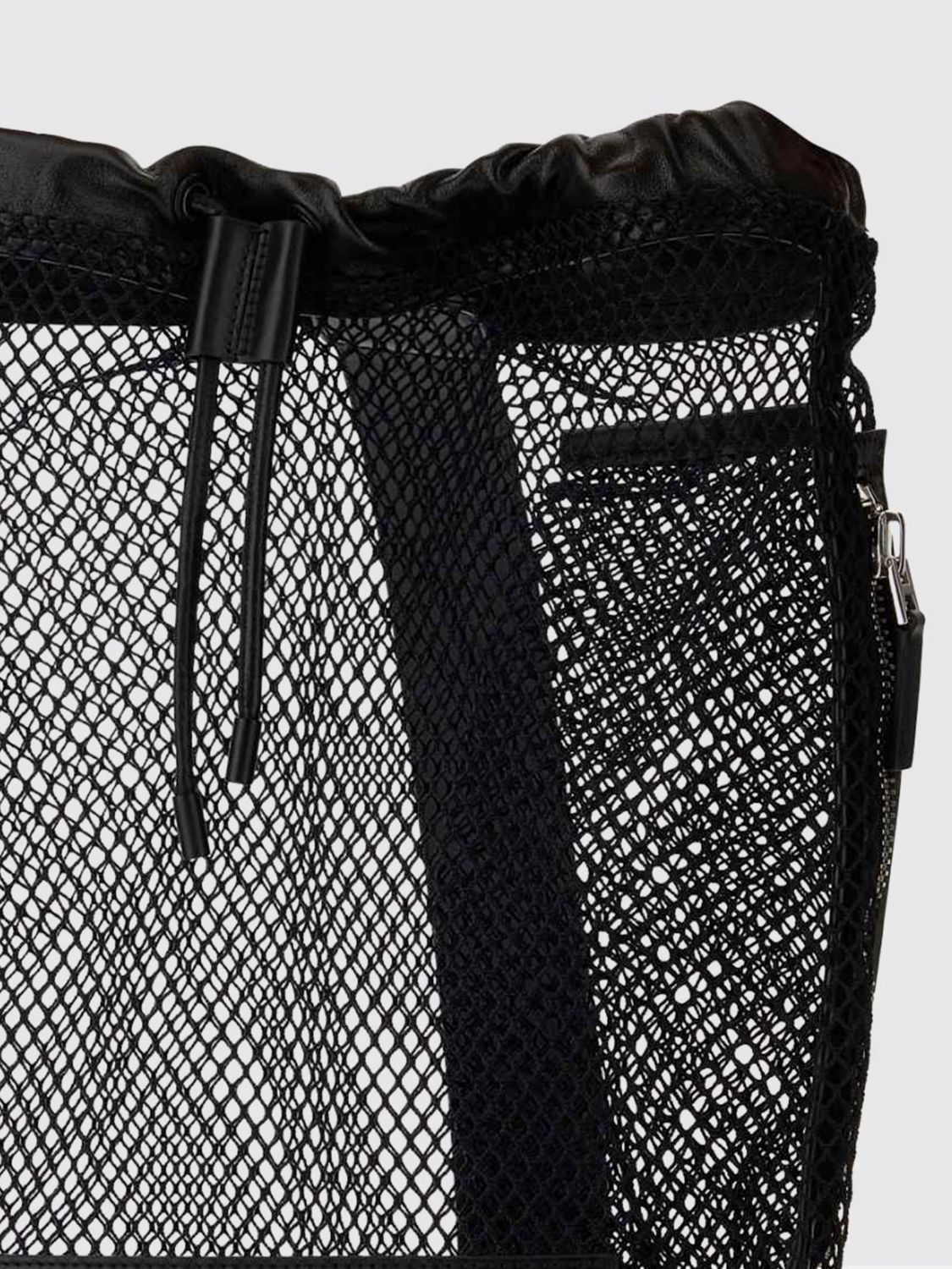 mesh nylon sling backpack