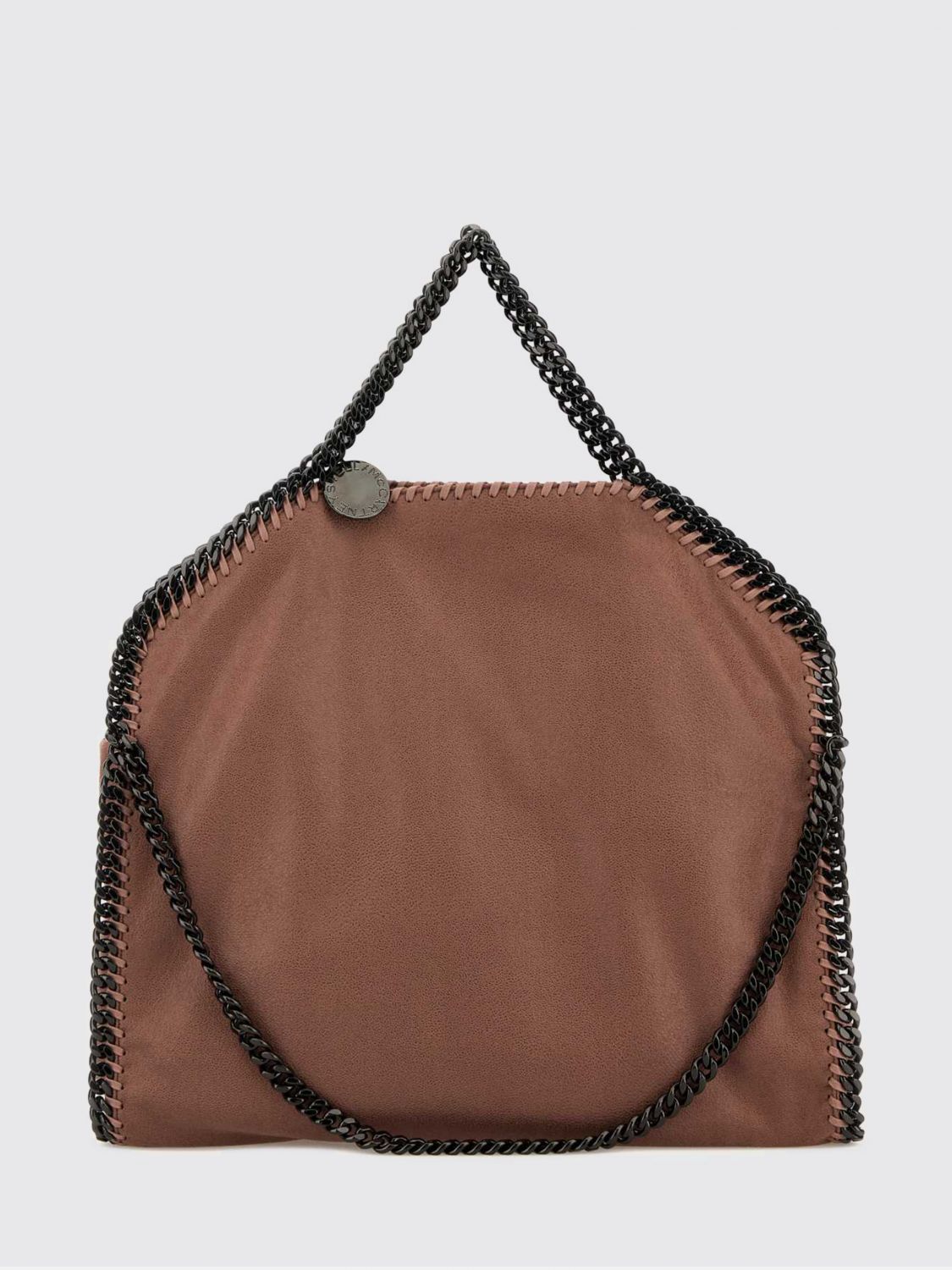 falabella faux suede tote bag