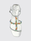 woman's heeled sandal