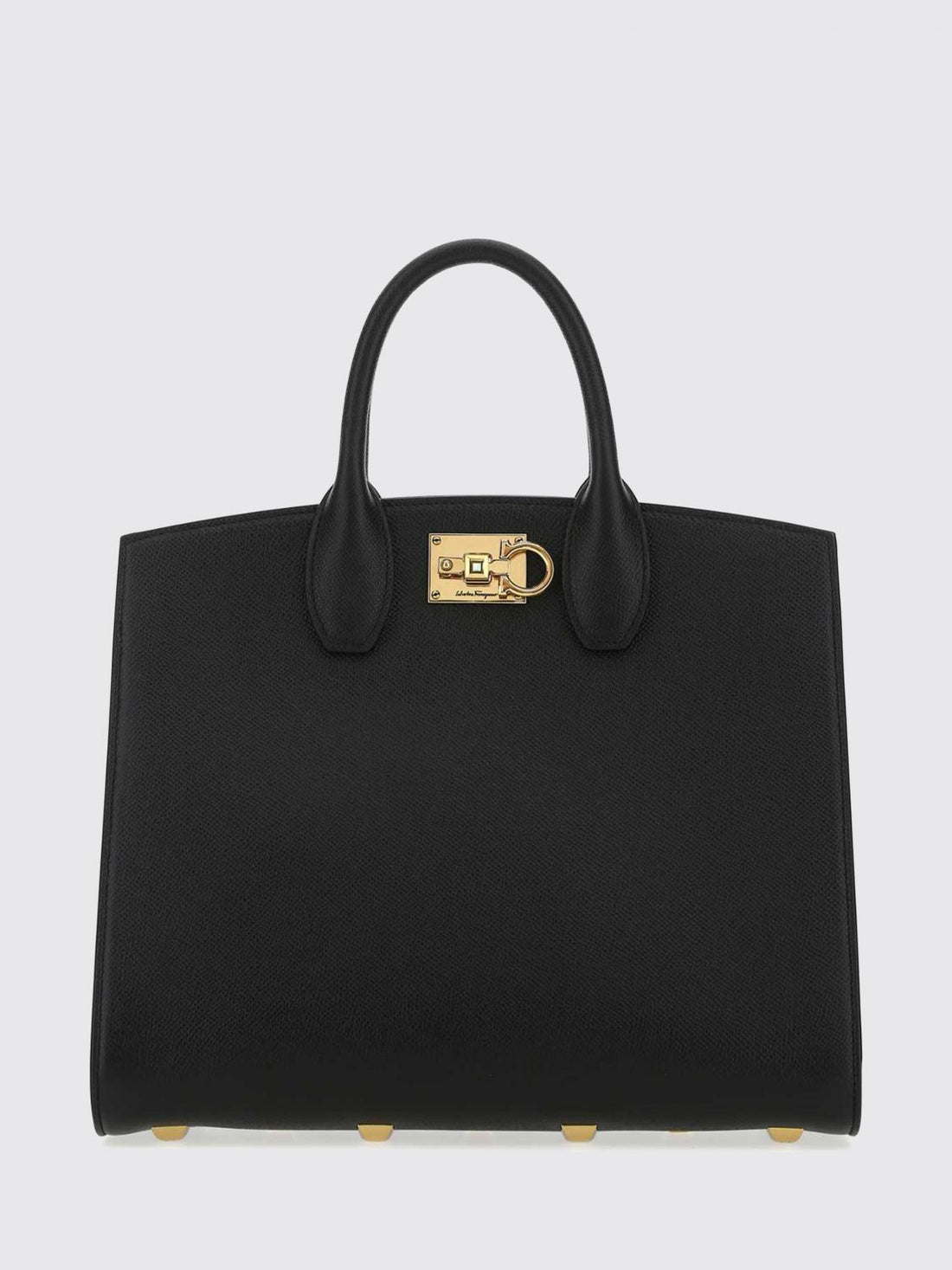 FERRAGAMO OS studio box bag (m) leather handbag