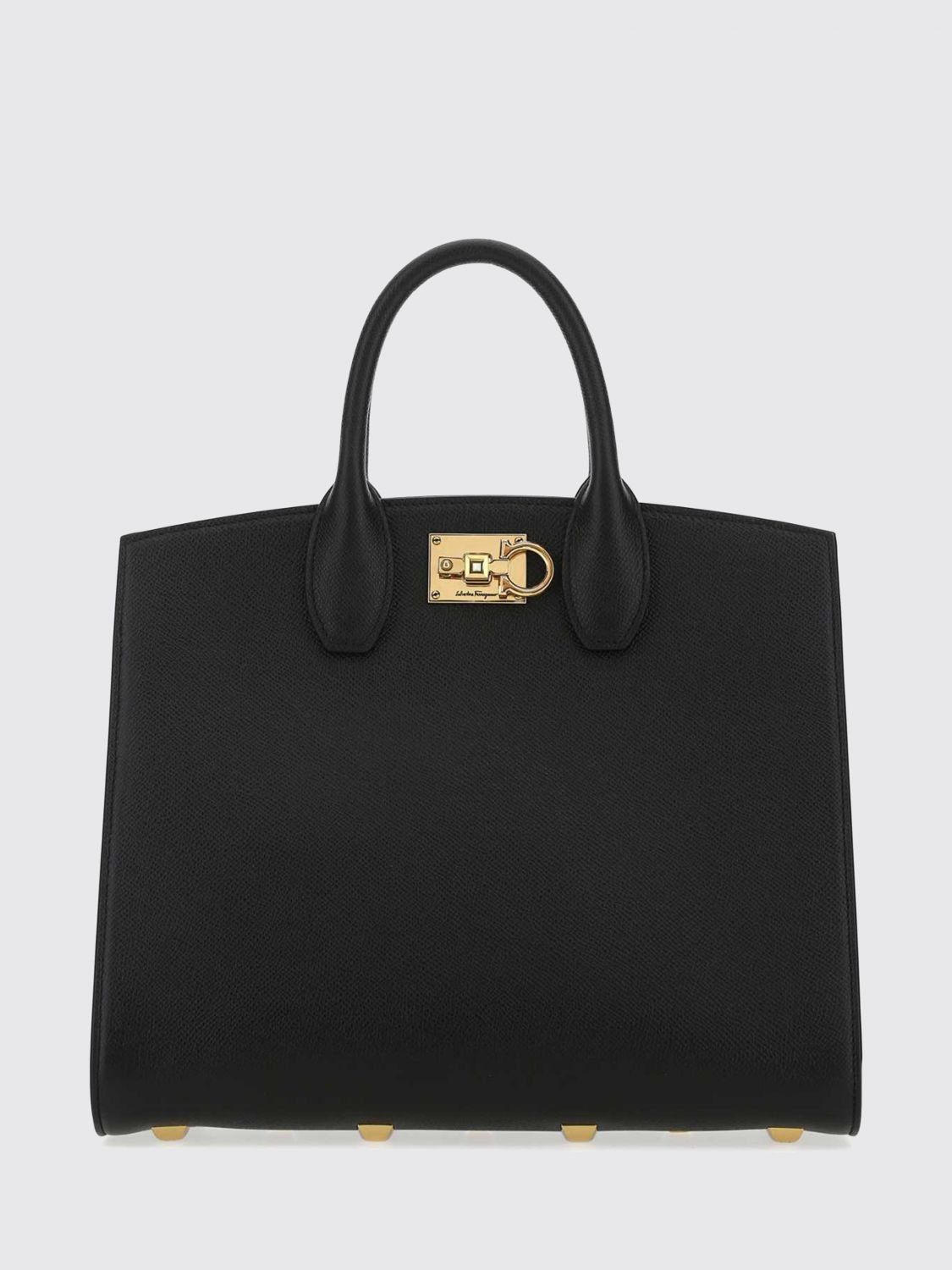 studio box bag (m) leather handbag