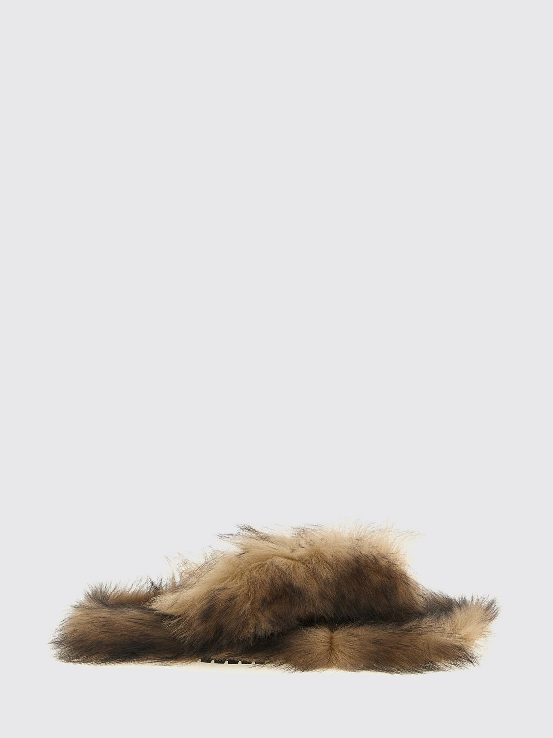 fur flip flops