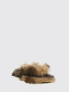 fur flip flops