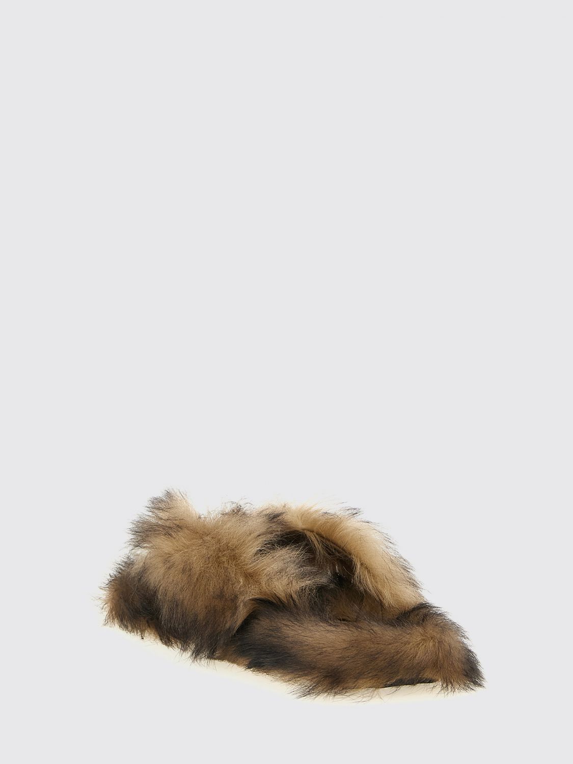 fur flip flops