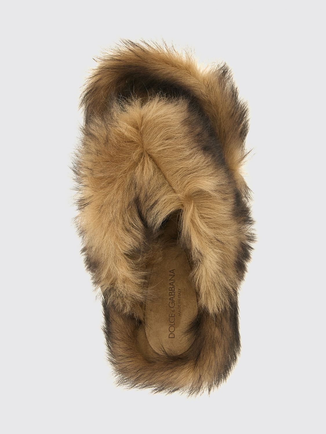 fur flip flops