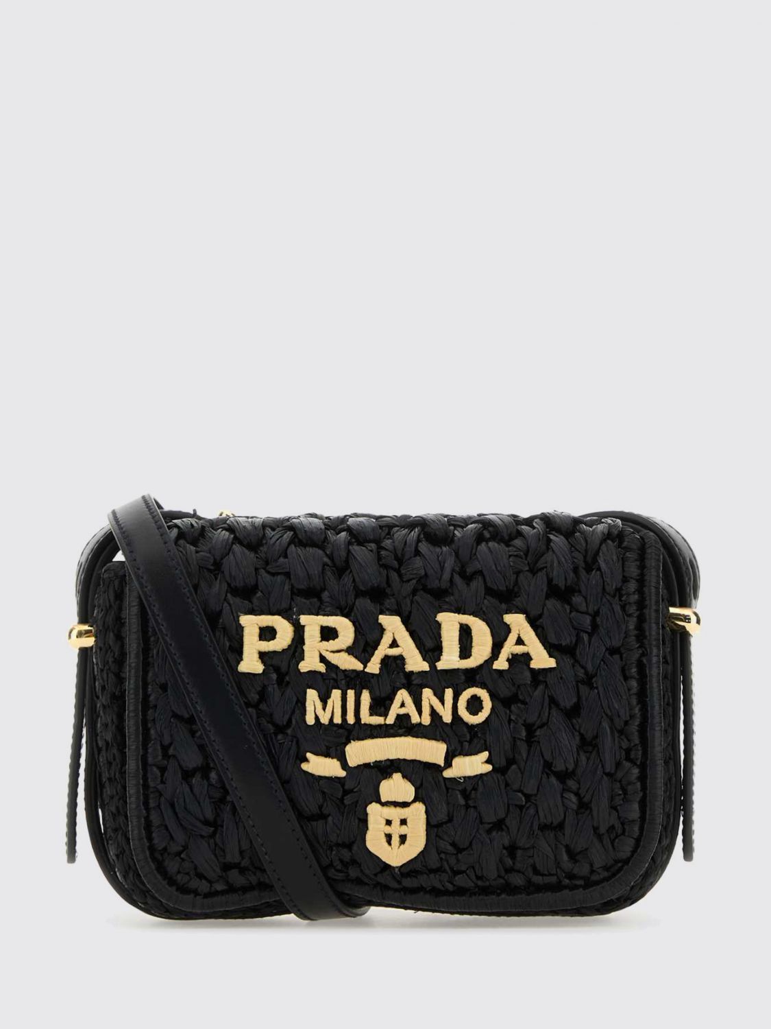 Raffia Crossbody Bag