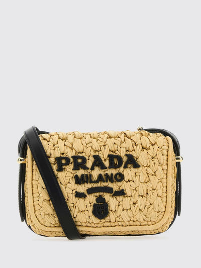 Raffia Crossbody Bag