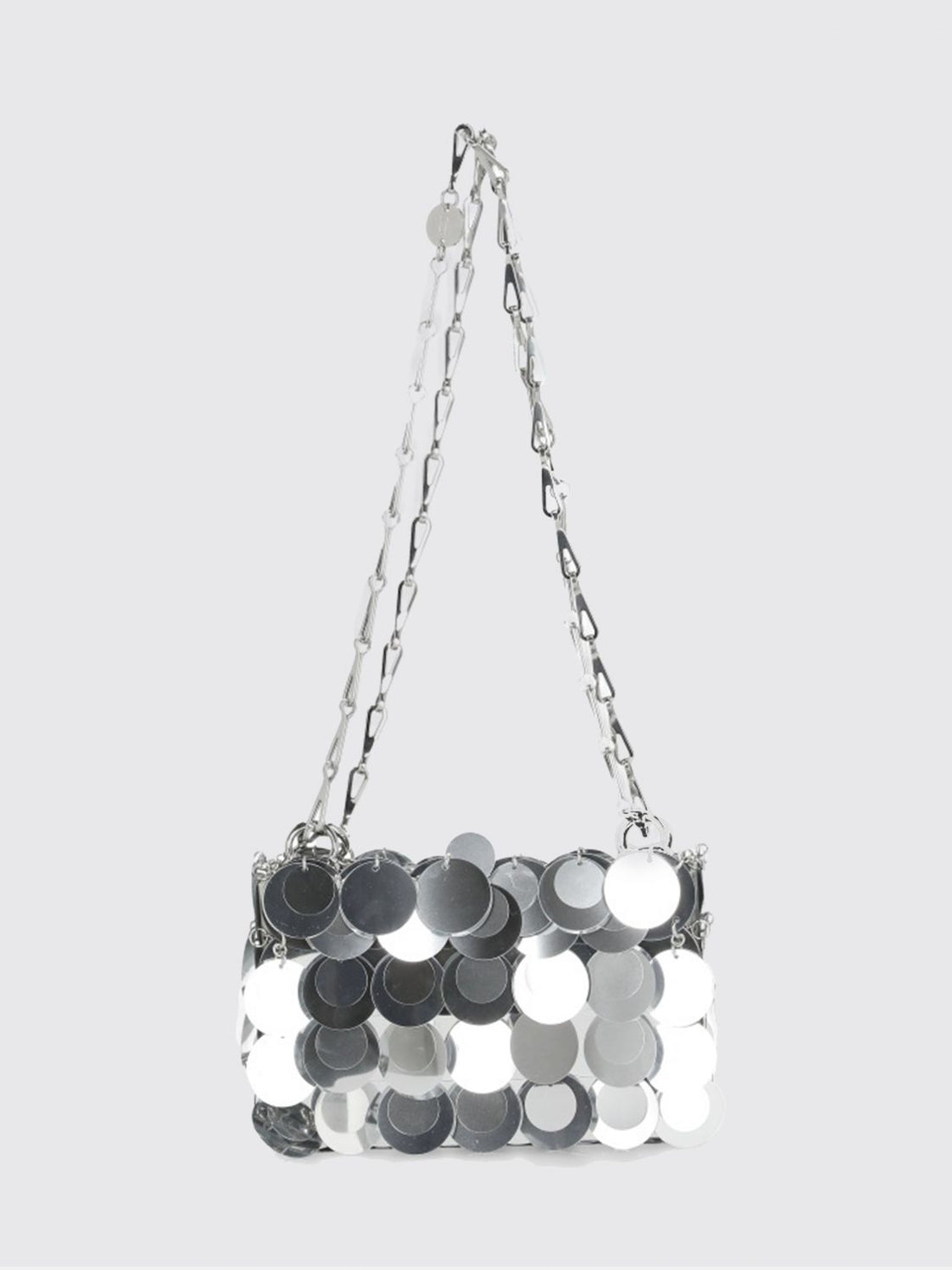 RABANNE OS mini sparkle shoulder bag