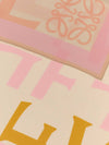 printed silk scarf