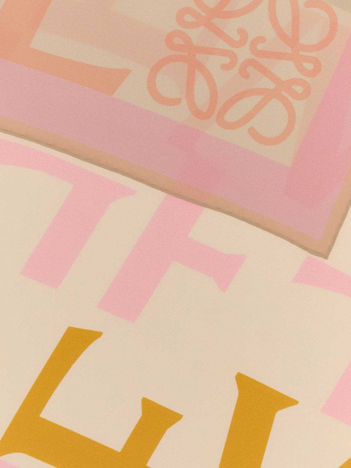 printed silk scarf